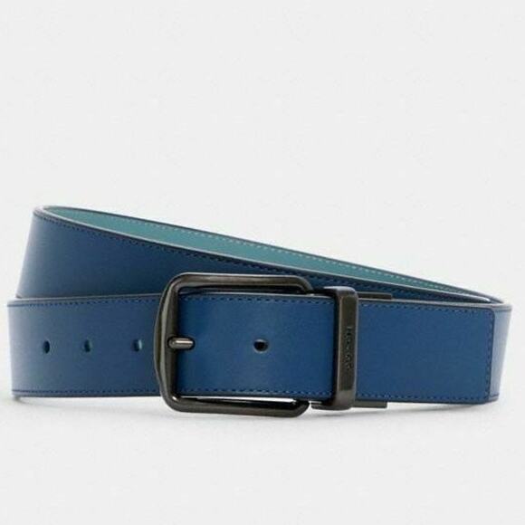 Coach Boxed Plaque And Harness Buckle Cut To Size Reversible Belt, 38 Mm New main image 7